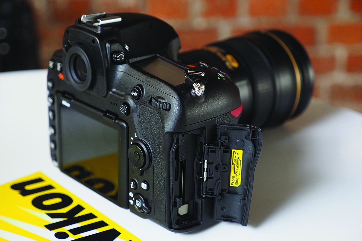 Nikon D850 - XQD and SD Memory Card Slots