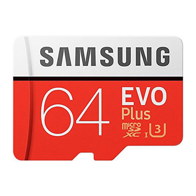 Samsung 64GB Evo Plus Micro SD Card (SDXC) UHS-I U3 + Adapter - 100MB/s