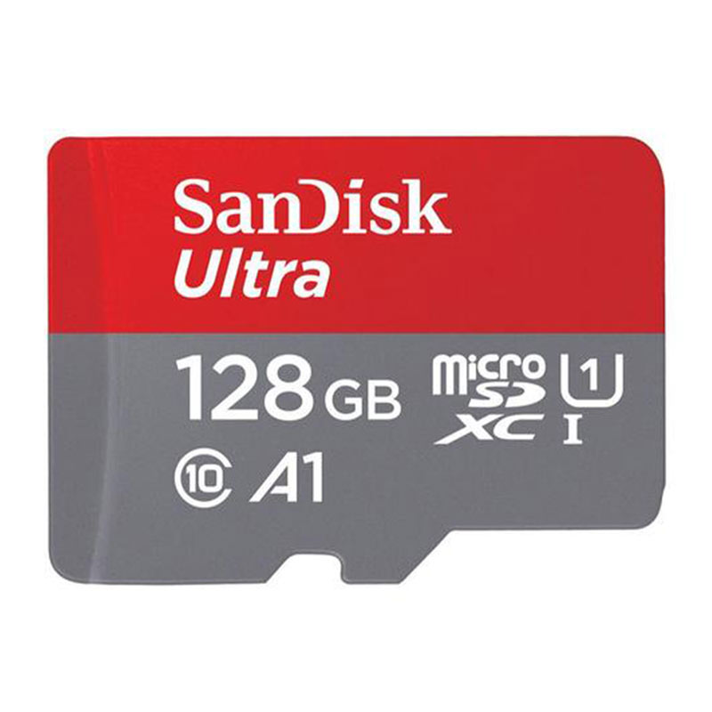 SanDisk 128GB Ultra Android Micro SD Card (SDXC) UHS-I + Adapter - 100MB/s