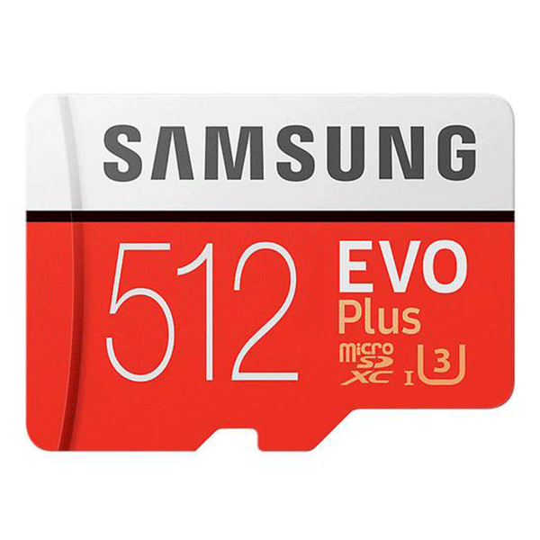 Samsung 512GB Evo Plus Micro SD Card (SDXC) UHS-I U3 + Adapter - 100MB/s