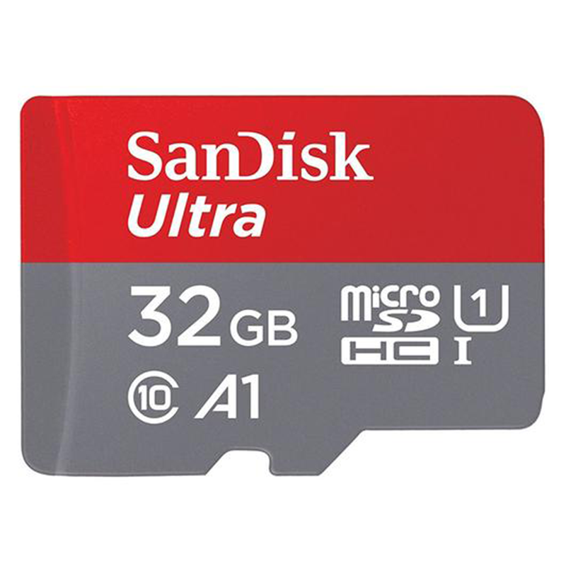 SanDisk 32GB Ultra Micro SD Card (SDHC) UHS-I A1 + Adapter - 98MB/s