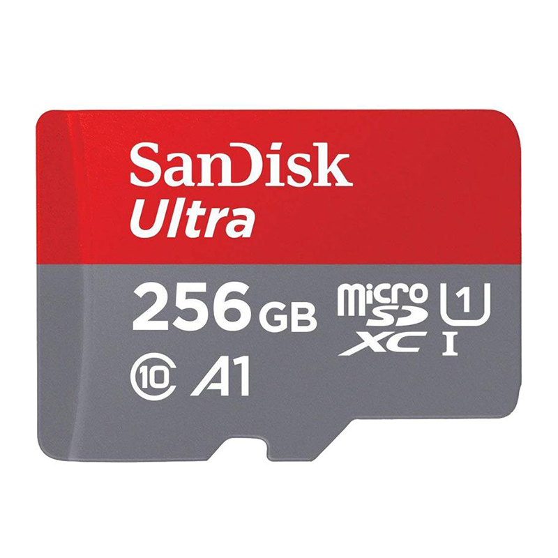 SanDisk 256GB Ultra Micro SD Card (SDXC) UHS-I A1 - 100MB/s
