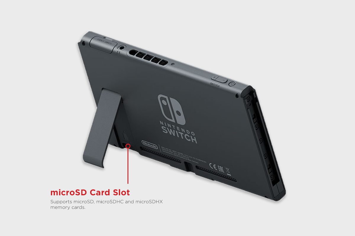 How to Insert and Remove a Micro SD Your Nintendo Switch - MyMemory Blog