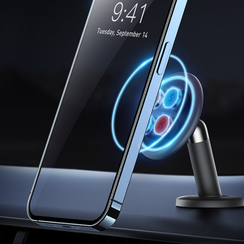Side view of Baseus C01 Magnetic Phone Holder Stick-on Version - Black