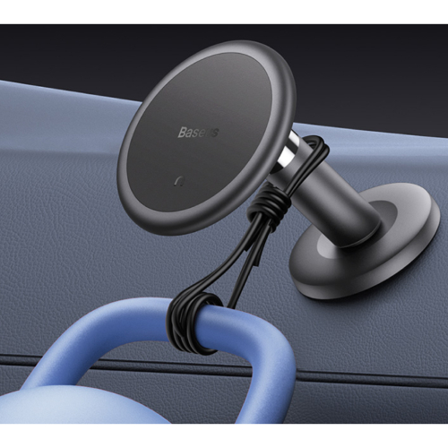 Side view of Baseus C01 Magnetic Phone Holder Stick-on Version - Black