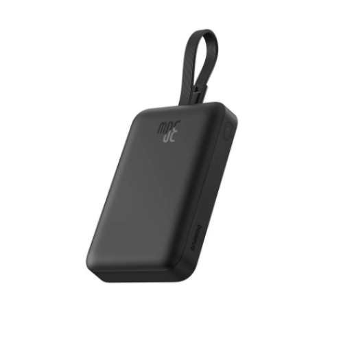 Side view of OS-Baseus Magnetic Mini Wireless Fast Charge Power Bank Type-C