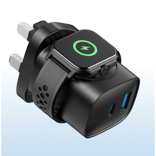 Havit Uk 22W Mains Fast Charging 2 Port USB-A + USB-C With Built-In