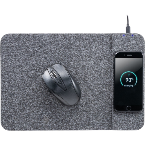 Side view of Allsop Charging Wireless Mouse Pad