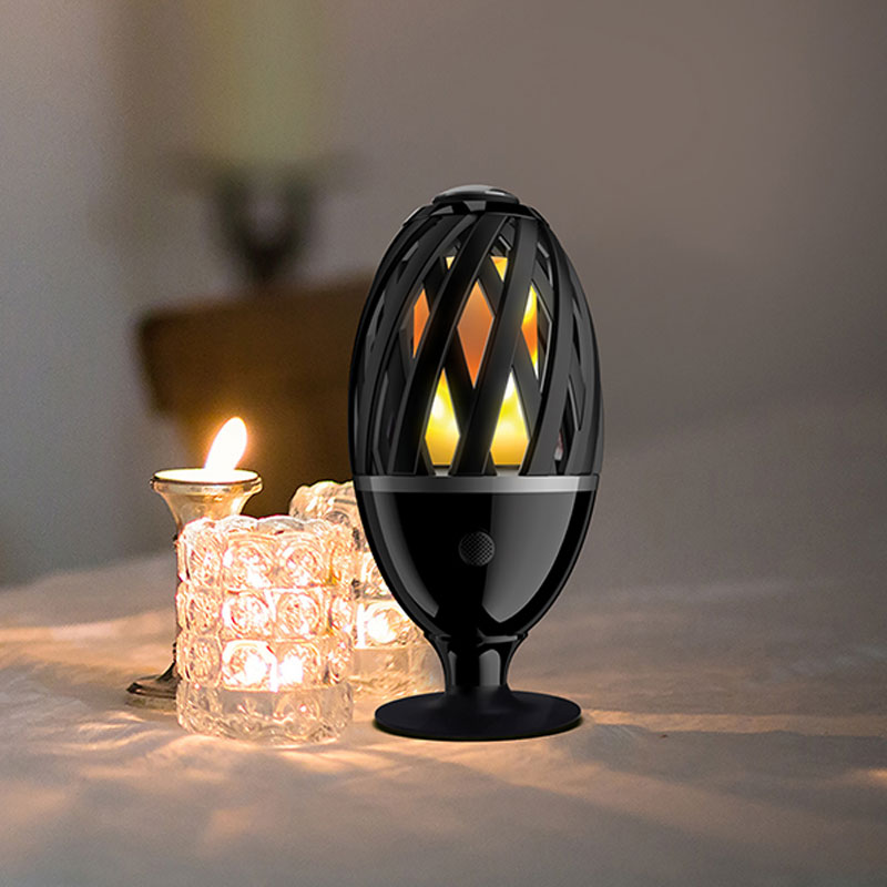 Side view of Luceco Decorative Indoor/Outdoor Table and Garden IP65 LED Flame Light