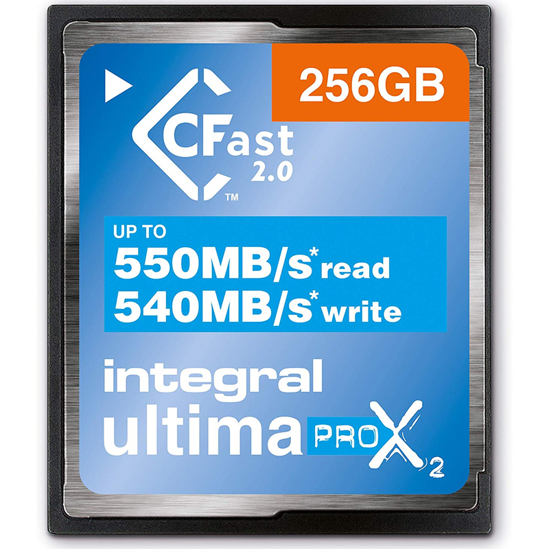 Integral 256GB UltimaPro X2 CFast 2.0 Memory Card - 550MB/s-image-649258