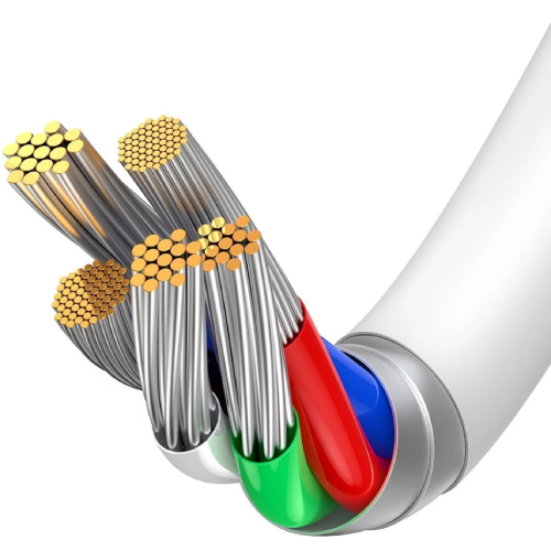 Side view of Baseus Superior Series Fast Charging Data Cable Type-C to iP PD 20W 2m