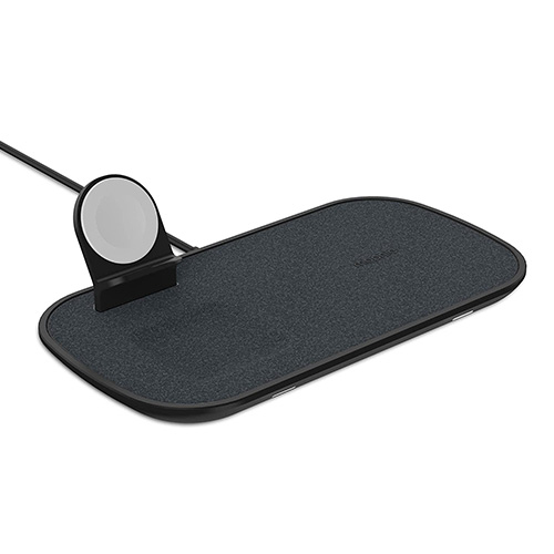 Side view of Mophie 3-in-1 Wireless Charging Pad