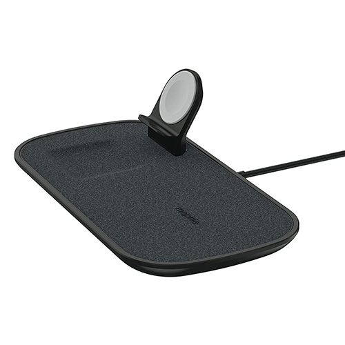 Side view of Mophie 3-in-1 Wireless Charging Pad