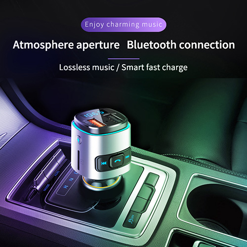 Bluetooth Car MP3 Player Car FM Transmitter Phone - Hands-free Car-image-357121