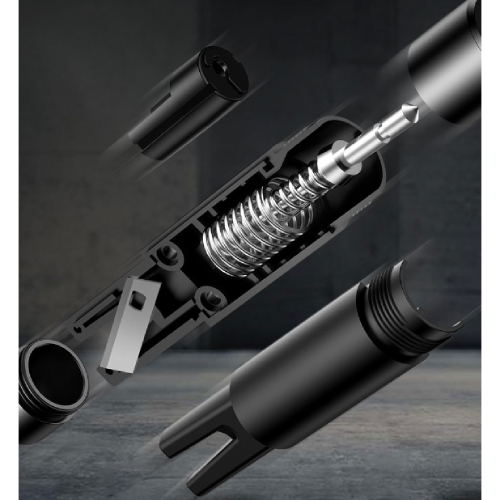 Side view of Baseus Sharp Tool Safety Hammer for Window-breaking+Safety belt