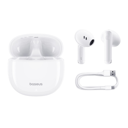 Side view of Baseus Bowie E13 True Wireless Earphones - Moon White