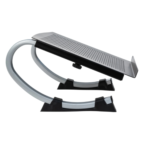Side view of Allsop Redmond Adjustable Monitor Stand