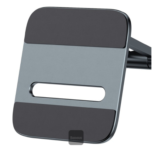 Side view of Baseus Desktop Biaxial Foldable Metal Stand (for Tablets) - Grey