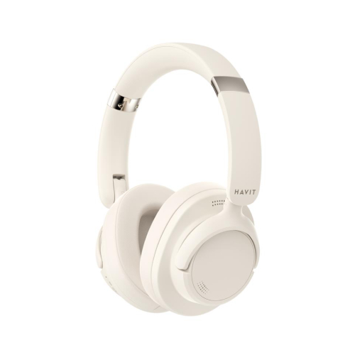 HAVIT H652BT Wireless Bluetooth Headphones - Beige-image-358740
