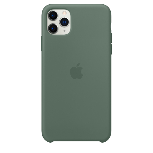Side view of Apple Official iPhone 11 Pro Max Case - Pine Green (Open Box)