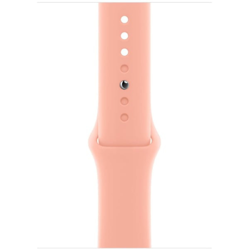 Side view of Apple Official Watch Sport Band 42mm / 44mm / 45mm - Grapefruit