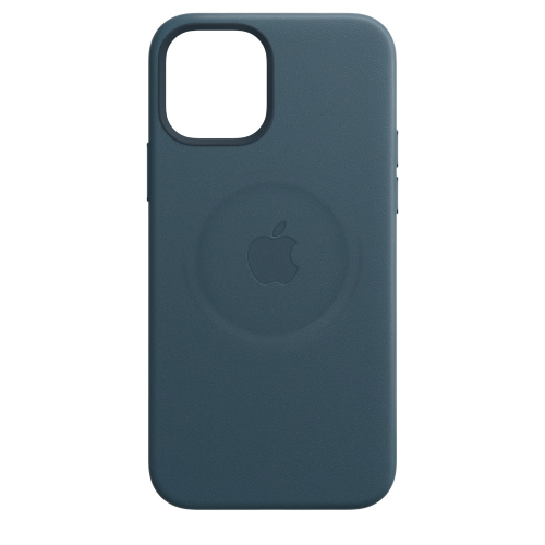 Apple iPhone 12 Pro Max Leather Case with MagSafe - Baltic Blue (Open-image-357752