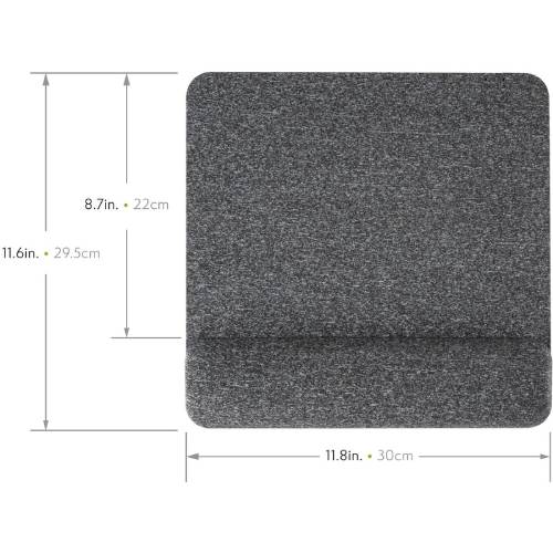 Side view of Allsop Premium Plush Mouse Pad