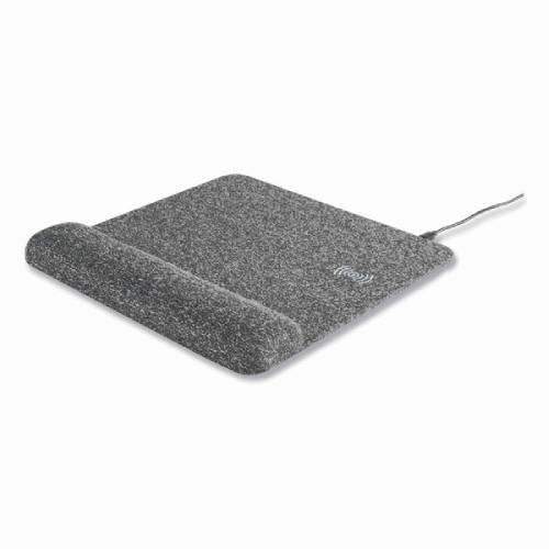 Side view of Allsop PowerTrack Plush Wireless Charging Mouse Pad