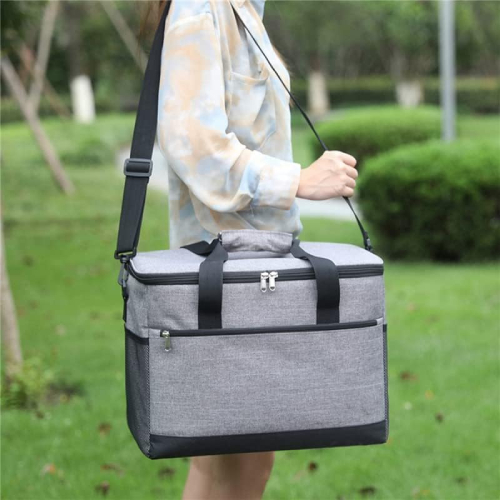 Side view of VYTAL 27L Large Collapsible Insulated Cooler Bag
