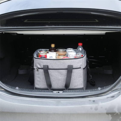 Side view of VYTAL 27L Large Collapsible Insulated Cooler Bag