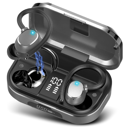GCBIG Bluetooth Wireless Earbuds - Black-image-358791