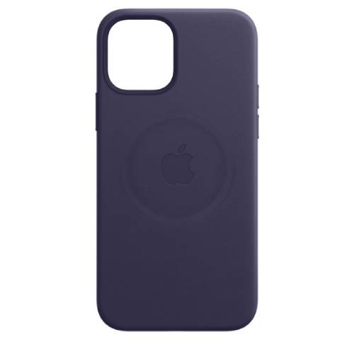 Apple Official iPhone12 Pro Max Leather Case with MagSafe - Deep-image-357359